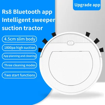 2024 НОВОЕ беспроводное приложение для мобильного телефона 5 в 1 с дистанционным управлением, умный робот-пылесос, бесшумная уборочная машина для домашнего офиса