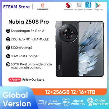 Глобальная версия Nubia Z50S Pro 5G 6,78 
