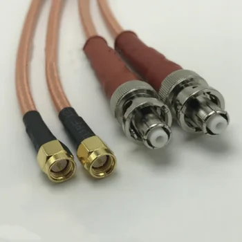 Высоковольтный BNC-кабель SHV 5000V от мужчины к мужчине SMA высокочастотный тестовый кабель RG142 RF кабель-адаптер
