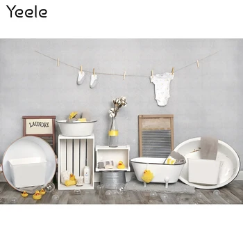 Фон для фотосессии Yeele, реквизит для душа ребенка, игрушки для ванной, одежда, фон для фотосъемки новорожденных, фотографический для фотостудии