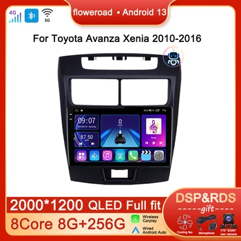 Стереоэкран Android Auto Автомагнитола Для Toyota Avanza Xenia 2010-2016 Мультимедийный Плеер Навигация GPS Apple Carplay NO 2 din