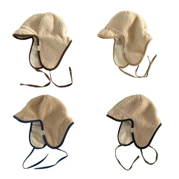 Крышка капота Теплая шапка Бини для мальчика девочки малыша в возрасте 2-6 лет