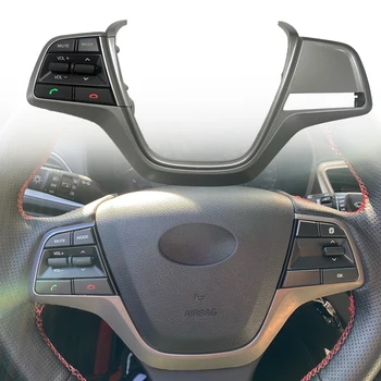 Мультимедийная кнопка регулировки громкости звука, Многофункциональная система переключения рулевого колеса для Hyundai Elantra 2016-2019 Автомобильные Аксессуары