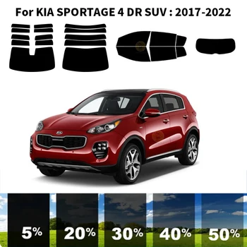 Предварительно Обработанная нанокерамика car UV Window Tint Kit Автомобильная Оконная Пленка Для KIA SPORTAGE 4 DR SUV 2017-2022