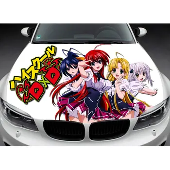Наклейка на капот автомобиля аниме High School DxD, виниловая наклейка, полноцветная графическая наклейка на автомобиль Sexy Girl, индивидуальное изображение, подходящее для любого автомобиля