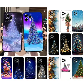 Чехол Для Телефона Merry Christmas Tree Для iphone 15 14 Pro Max 13 12 11 Pro Max XSMax XR 12 13 mini 14 Plus Shell