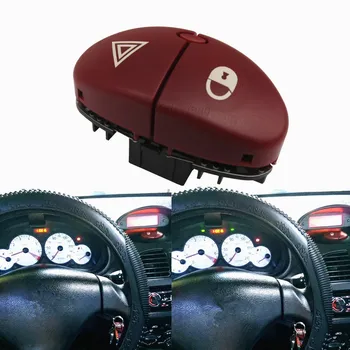 Высококачественный Переключатель Аварийной Сигнализации Кнопка Включения Опасного Освещения Для Peugeot 206 2A/C CC 2D SW 2E/K 6554.L0
