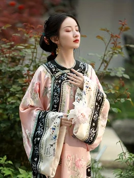 Платье-ципао с цветочным принтом, винтажное платье-ципао с воротником-стойкой в китайском стиле, женская одежда