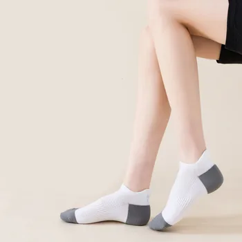 Профессиональные Спортивные Носки Для Мужчин И Женщин, Удобные Дышащие Носки Для Бега На Открытом Воздухе С Неглубоким Вырезом, Короткие Носки Для Бадминтона, Socken