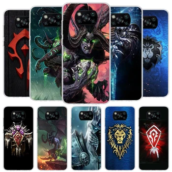 W-World Of W-Warcraft W-Wow Чехол Для Телефона Xiaomi Poco X3 Pro X5 X4 NFC M5S M4 M3 M2 F5 F4 GT F3 F2 F1 Mi Note 10 Lite Coq
