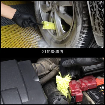 автомобильная губчатая щетка для чистки шин audi e-tron Seat Ateca Alfa Romeo Stelvio Mazda 6 cx3 cx5 CX-5 cx7