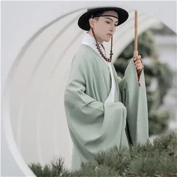 Династия Мин Китайский Ханфу Мужской Старинный Студенческий Винтажный костюм мужчины даосский халат Хэллоуин Косплей Костюм Наряд для мужчин