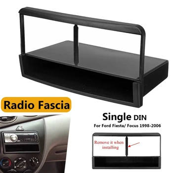 1 Din Автомобильная стереосистема, радио, DVD-плеер, панель Аудио отделки, рамка для Ford Fiesta Focus 1998 - 2006