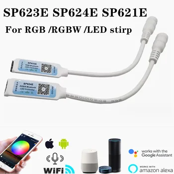 Контроллер Светодиодной Ленты WS2811 RGB RGBW SP623E SP624E SP621E, совместимый с Bluetooth, Smart APP Control для светодиодных Лент WS2812B Pixel