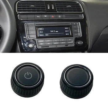 Для VW Polo 5 6R MK5 GTI Vento 1 шт. Внутреннее Радио CD Навигация GPS Экран Дисплея Переключатель Стартера Кнопка Регулировки Громкости Крышка