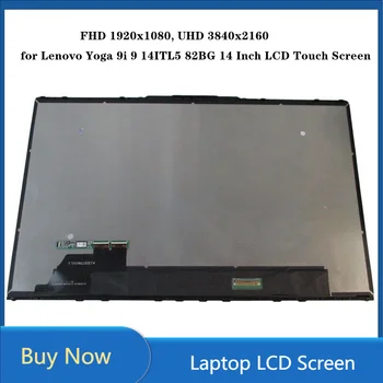 14-Дюймовый ЖК-дисплей С Сенсорным Экраном в сборе для Lenovo Yoga 9i 9 14ITL5 82BG FHD 1920x1080 4K UHD 3840x2160