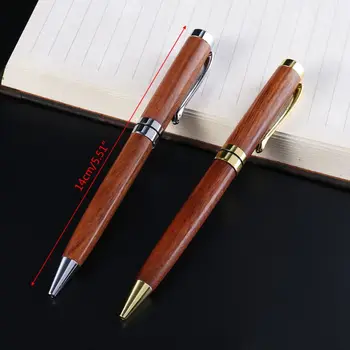 Роскошная шариковая ручка ручной работы с деревянным офисным наконечником Twist Business стационарная