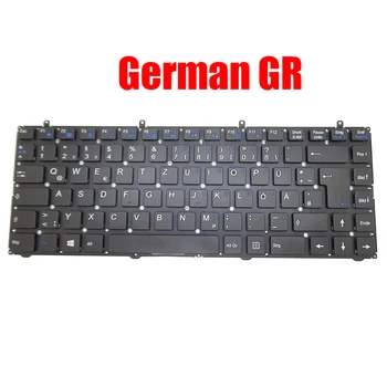Клавиатура для ноутбука Mifcom EG3 EG3-K EG3-M W230SD W230SS Немецкий GR Черный Без рамки Новый