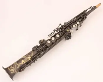 Ретро матовый оригинальный 54-х струнный B-key профессиональный высокочастотный саксофон антикварного типа craft профессионального уровня