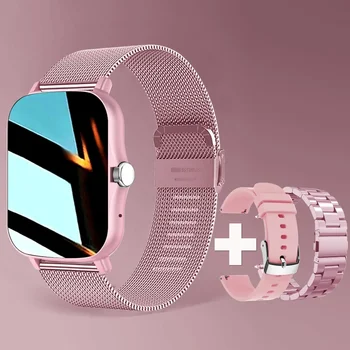 Квадратные умные часы для женщин, мужские умные часы с сенсорным набором, музыкальный вызов, смарт-часы для Android IOS, фитнес-трекер, Спортивные смарт-часы