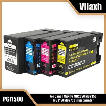 vilaxh PGI-1500 PGI1500 1500XL Совместимый чернильный Картридж Для струйного принтера Canon MAXIFY MB2050 MB2350 MB2150 MB2750
