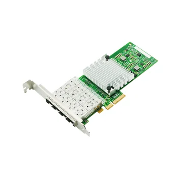 I350-4SFP PCI-Ex4 Гигабитная Четырехпортовая Волоконно-Оптическая Серверная Портативная Сетевая Карта с чипом I350AM4