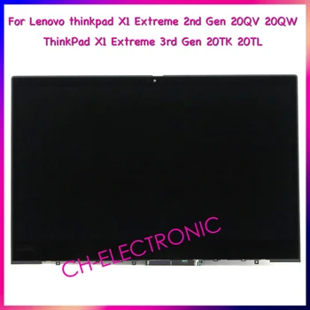 для Lenovo ThinkPad X1 Extreme 2-го поколения 20QV 20QW P1 Gen 2 20QT 20QU 15,6-дюймовый OLED-Сенсорный Экран в сборе с дисплеем 4K UHD