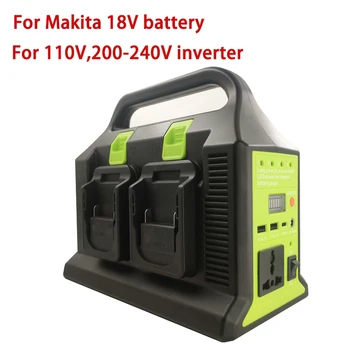 300 Вт Модифицированный Синусоидальный Инвертор Для makita 18 В Аккумулятор К AC 110 В 220 В USB PD3.0 Tpye-C Power Bank Преобразователь Питания
