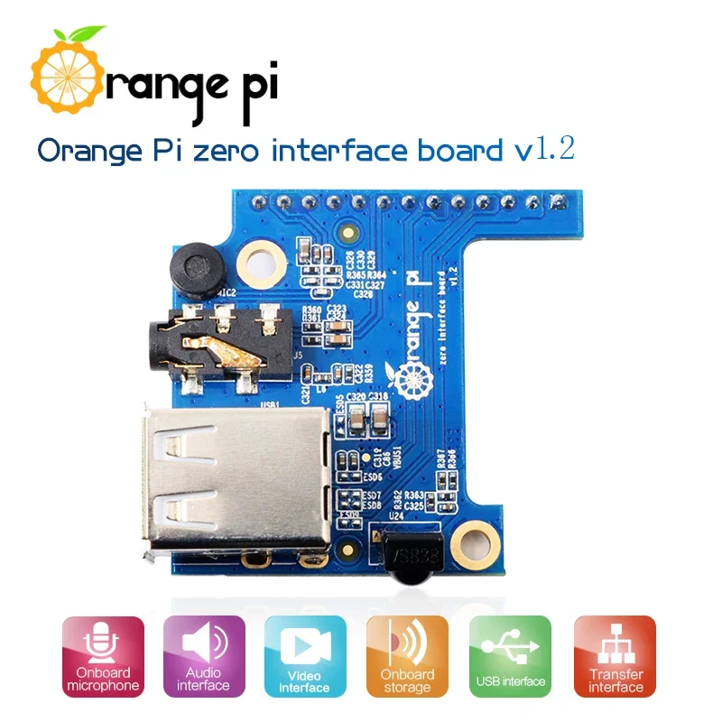 Плата Расширения Orange Pi Zero USB Interface 13pin Interface Функциональная Плата Для Разработки OPi Zero Mini PC Board - 1