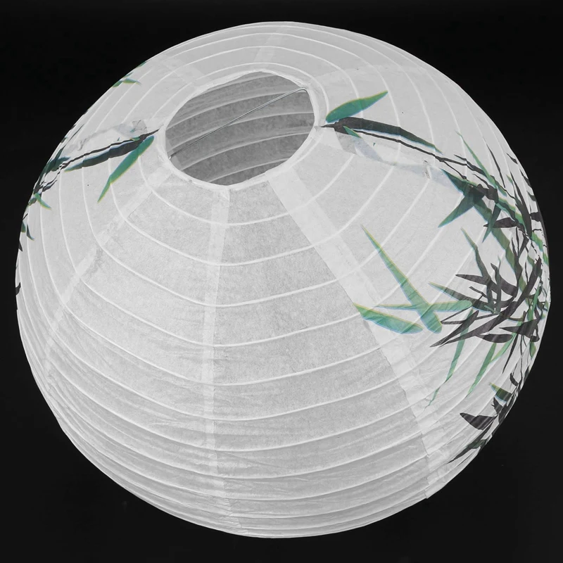 Бумажный фонарь с абажуром 6X30 см, украшение в восточном стиле, китайский, бамбуковый - 5