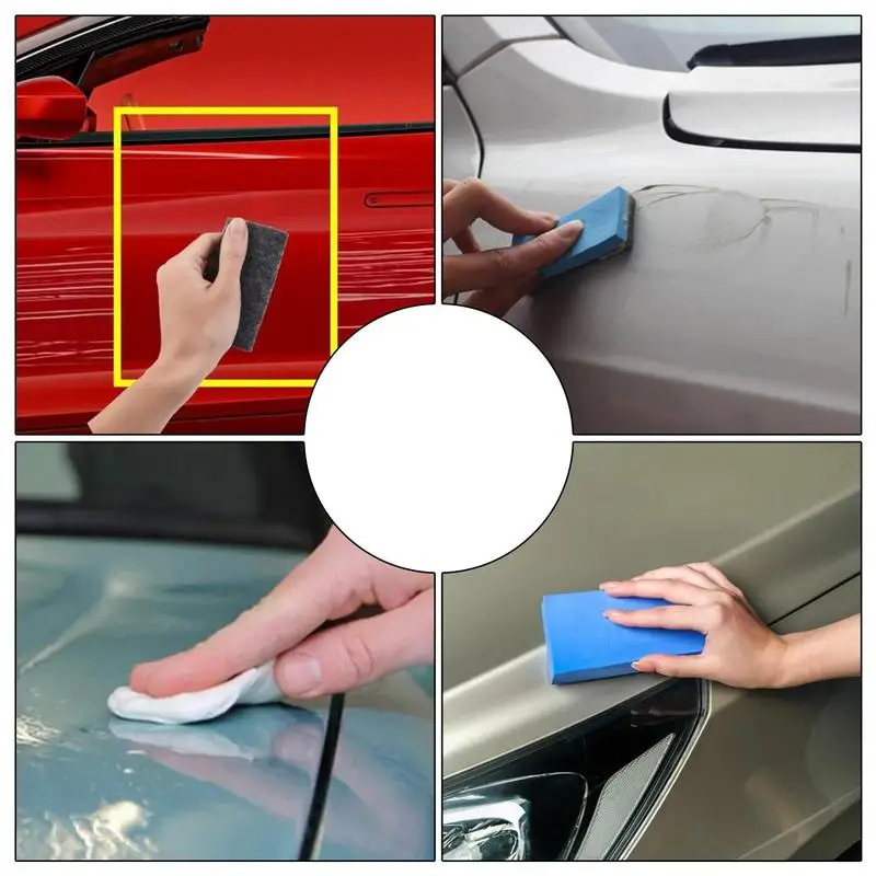 Средство для удаления царапин на автомобиле, спрей для кристаллического воска, нано-гидрофобный состав для полировки кузова автомобиля, шлифовальная паста, средство для удаления царапин на краске для автомобиля - 3