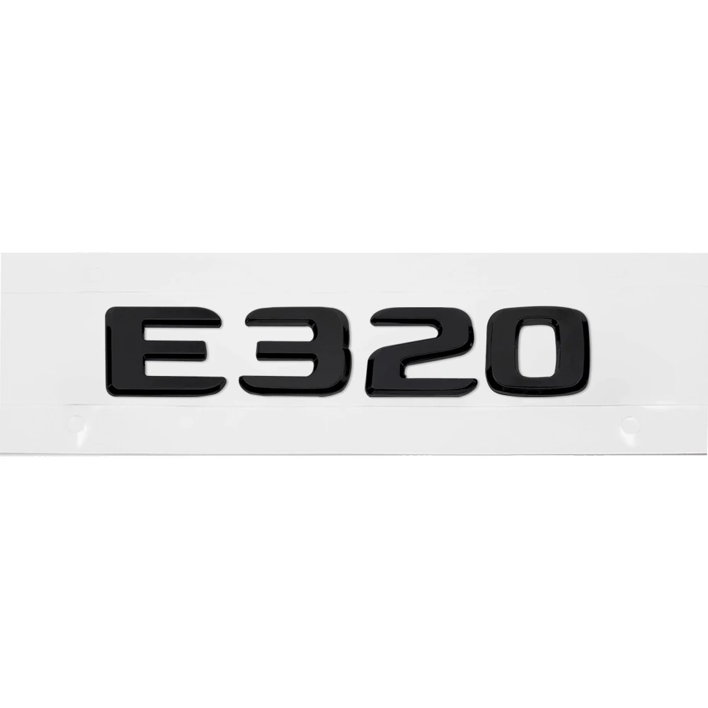 ABS Пластик E300 E320 E320L Багажник Задний Логотип Значок Эмблема Наклейка Для Mercedes Benz E Class W207 W210 W211 W212 W213 - 3