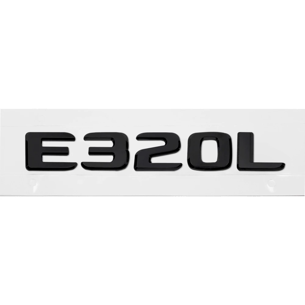 ABS Пластик E300 E320 E320L Багажник Задний Логотип Значок Эмблема Наклейка Для Mercedes Benz E Class W207 W210 W211 W212 W213 - 4
