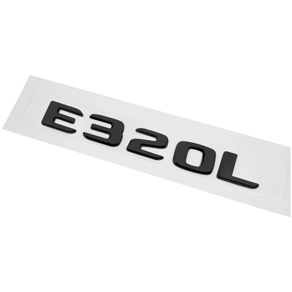 ABS Пластик E300 E320 E320L Багажник Задний Логотип Значок Эмблема Наклейка Для Mercedes Benz E Class W207 W210 W211 W212 W213 - 5