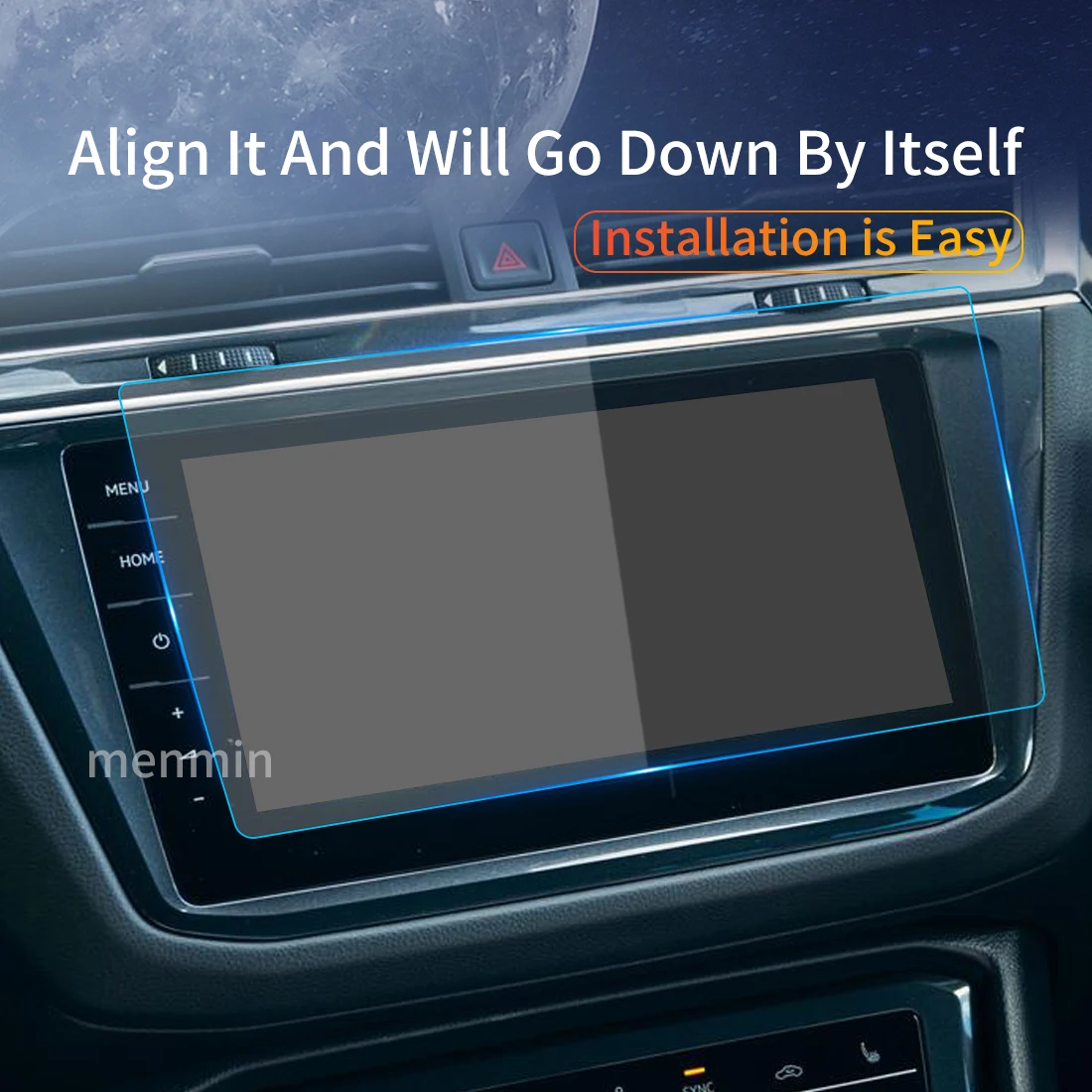 Автомобильные Наклейки Carplay Screen Protector GPS Для VW Tiguan 2023 Защитная Пленка Из Закаленного Стекла Навигационный Набор Автомобильные Аксессуары - 3