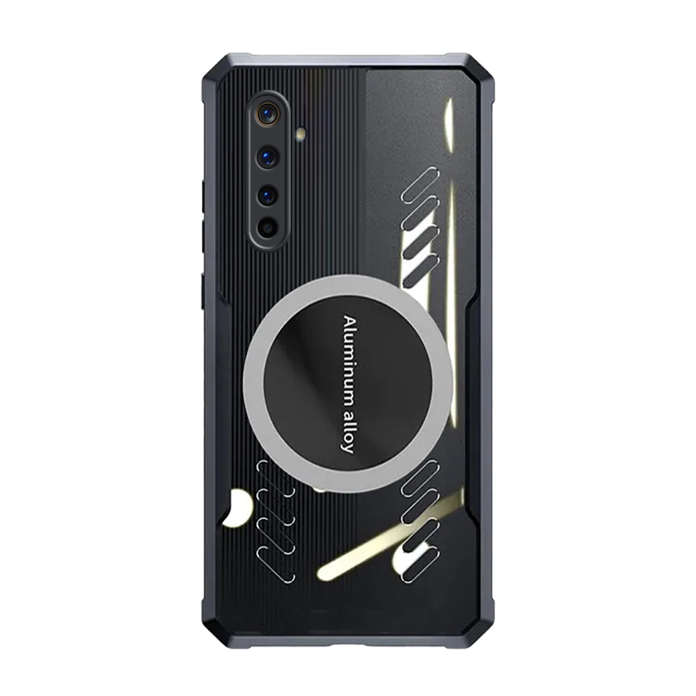 Чехол Rzants для OPPO Realme 6 Pro, рассеивающий тепло, графеновый магнитный чехол, беспроводной тонкий корпус телефона для геймера - 1