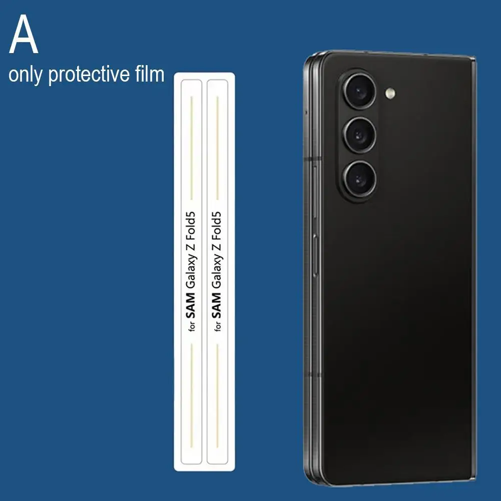 Гидрогелевая Пленка для Samsung Z Fold 5 Защитная Пленка для Шарниров Боковая Защитная Пленка для Телефона Galaxy Z Fold5 Screen Protector Fil D2X3 - 5