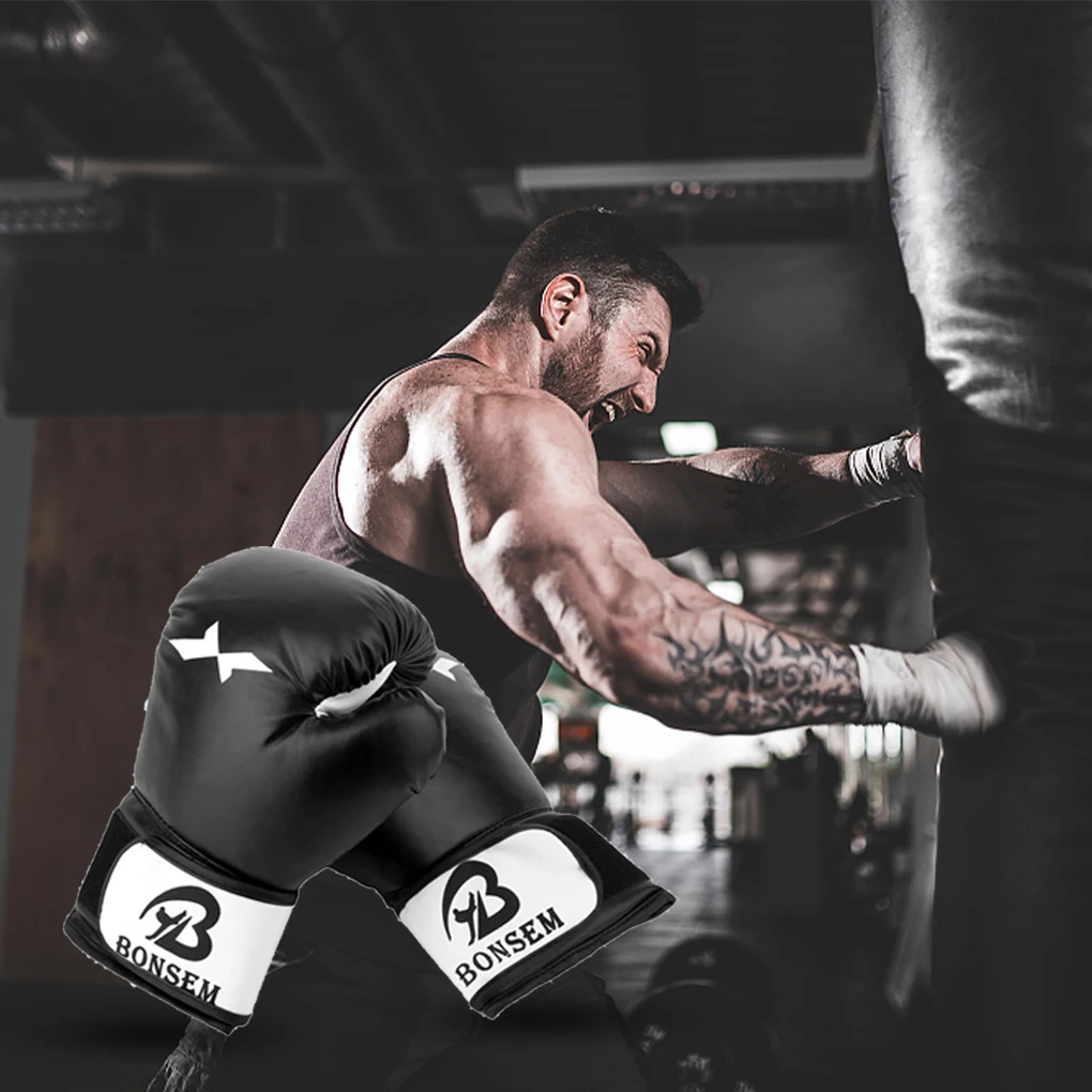 Боксерские Тренировочные Боксерские Перчатки Удобные Дышащие Износостойкие Эргономичные Боксерские Перчатки - 2