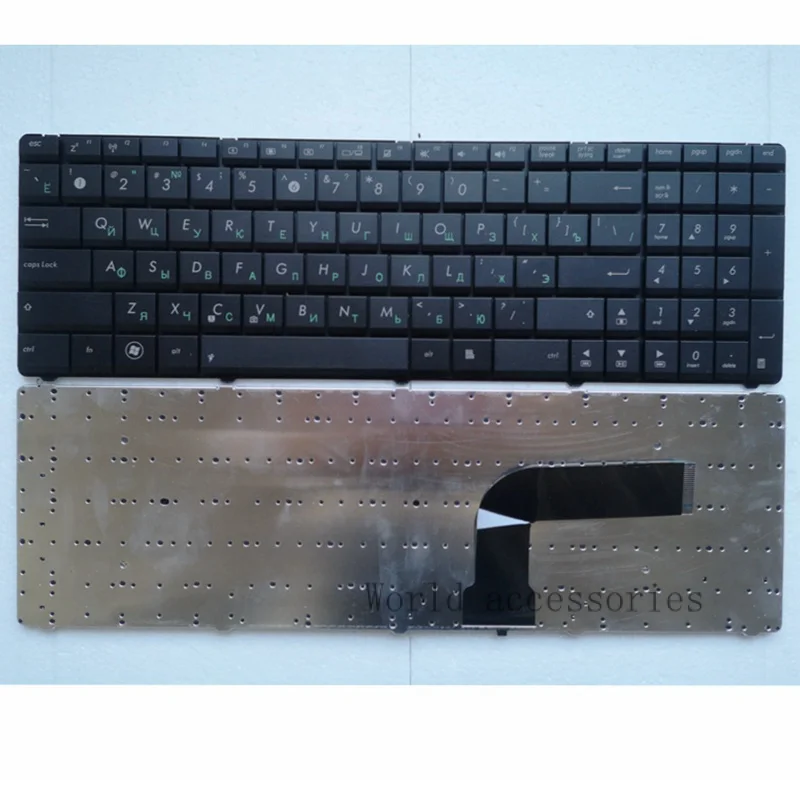Русская клавиатура для ноутбука ASUS X73 X73E X73S X73SD X73SJ X73SL X73SM X73SV X73TA X73TK Черная клавиатура - 3