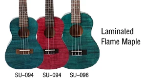 Оптовая продажа укулеле Flame Maple tenor от бренда Aiersi 26 дюймов OEM Student Ukelele SU-096GR - 1