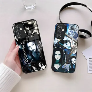 Чехол для телефона Amy Lee и Evanescence из закаленного стекла для Samsung A14 A54 A34 A52 A21 A71 A20 A31 A12 A51 A40 A32 A72 A30 Coque