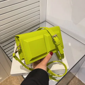 Модная флип-сумка 2023, новая женская сумка, дизайн 3d шоколадного блока, сумка на одно плечо, персонализированная сумка через плечо, сумочка