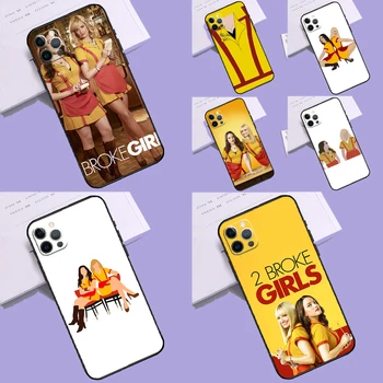 Чехол 2 Broke Girls Для iPhone 15 Pro Max Plus 12 13 Mini 11 14 Pro Max XS X XR 7 8 SE 2020 2022 Чехол