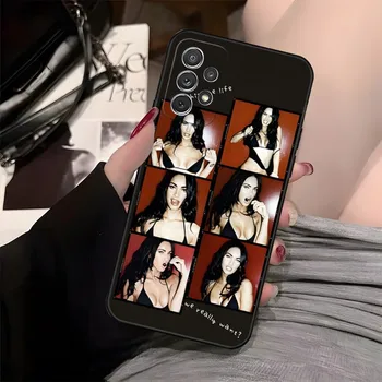 Чехол для телефона Megan Fox Samsung Ultra 22 30 21 S6 10 5g E 20 Fe 7 8 9 Plus S Edge Pro Чехол для смартфона